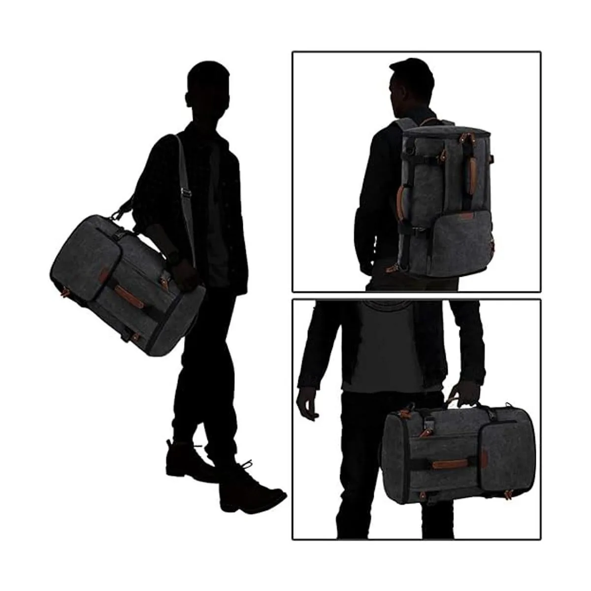 GFAVOR Mochila de viaje de 40 litros mochila de lona_5