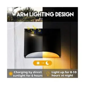 LeiDrail Luces solares de escalón para exteriores valla_4