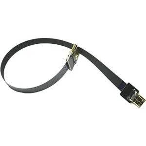 Cable HDMI plano FPV mini macho HDMI recto a estándar HDMI_2