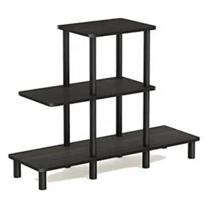 FURINNO TurnNTube 3Tier Design Display Rack EspressoBlack_1