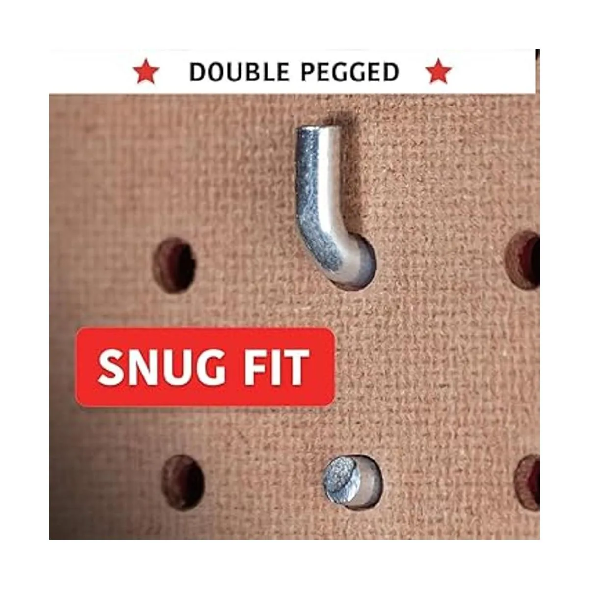 Ganchos de metal extra grueso de 14 para tablero de 60