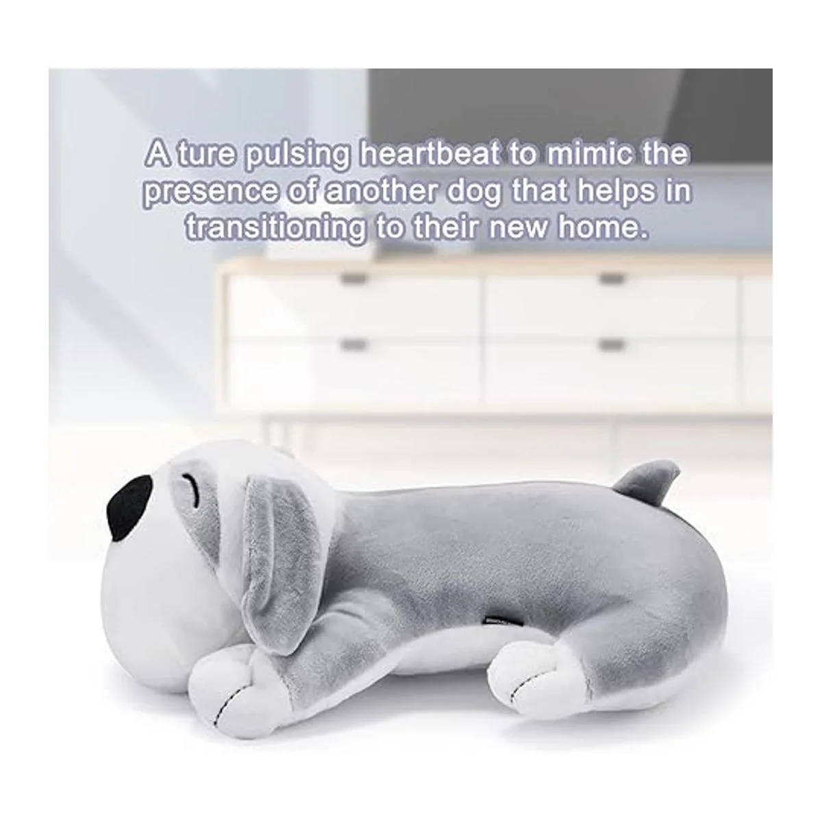 Moropaky Heartbeat Dog Toy Puppy Toy Dog Anxiety Toy to