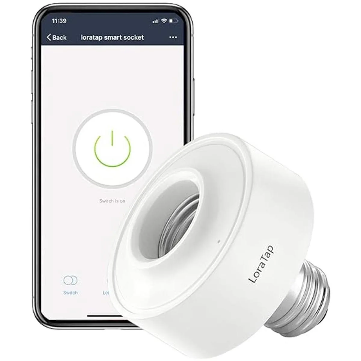 LoraTap Adaptador de enchufe de bombilla LED WiFi_1