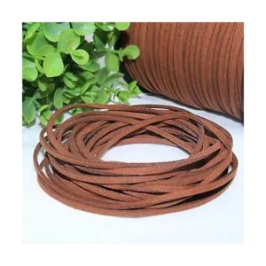 Tenn Well 2.6mm Suede Cord 100 Yards Flat Faux Leather