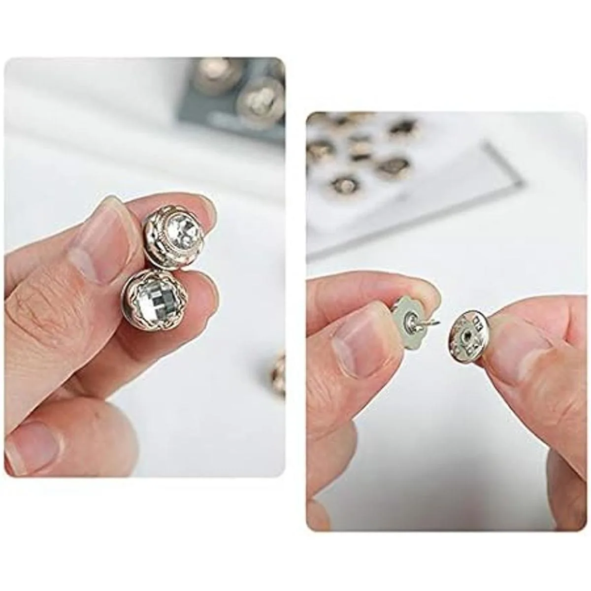 Broche de seguridad de perlas con botones de cobertura_2