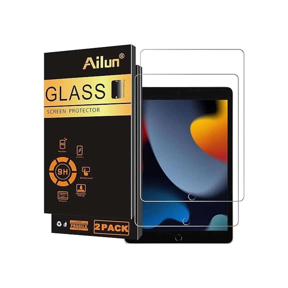 Ailun Protector de pantalla para iPad 9 8 7 generación_1