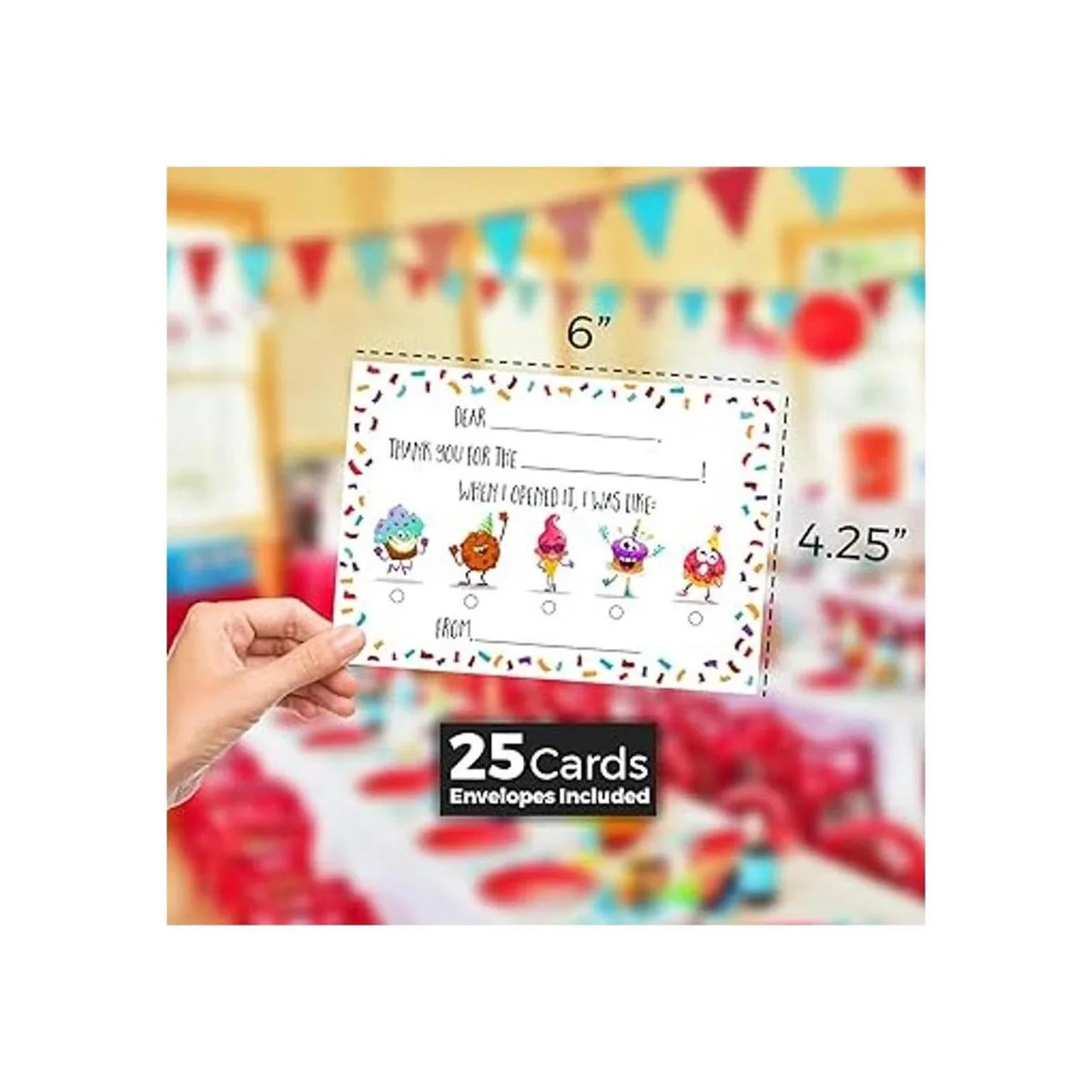 Tarjetas de agradecimiento en blanco para niños 25_3