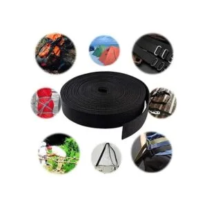 Correa plana de nailon 1 rollo de 10 yardas y 1 pulgada de