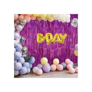 Cortina metálica con franjas de aluminio de telón de fondo_6