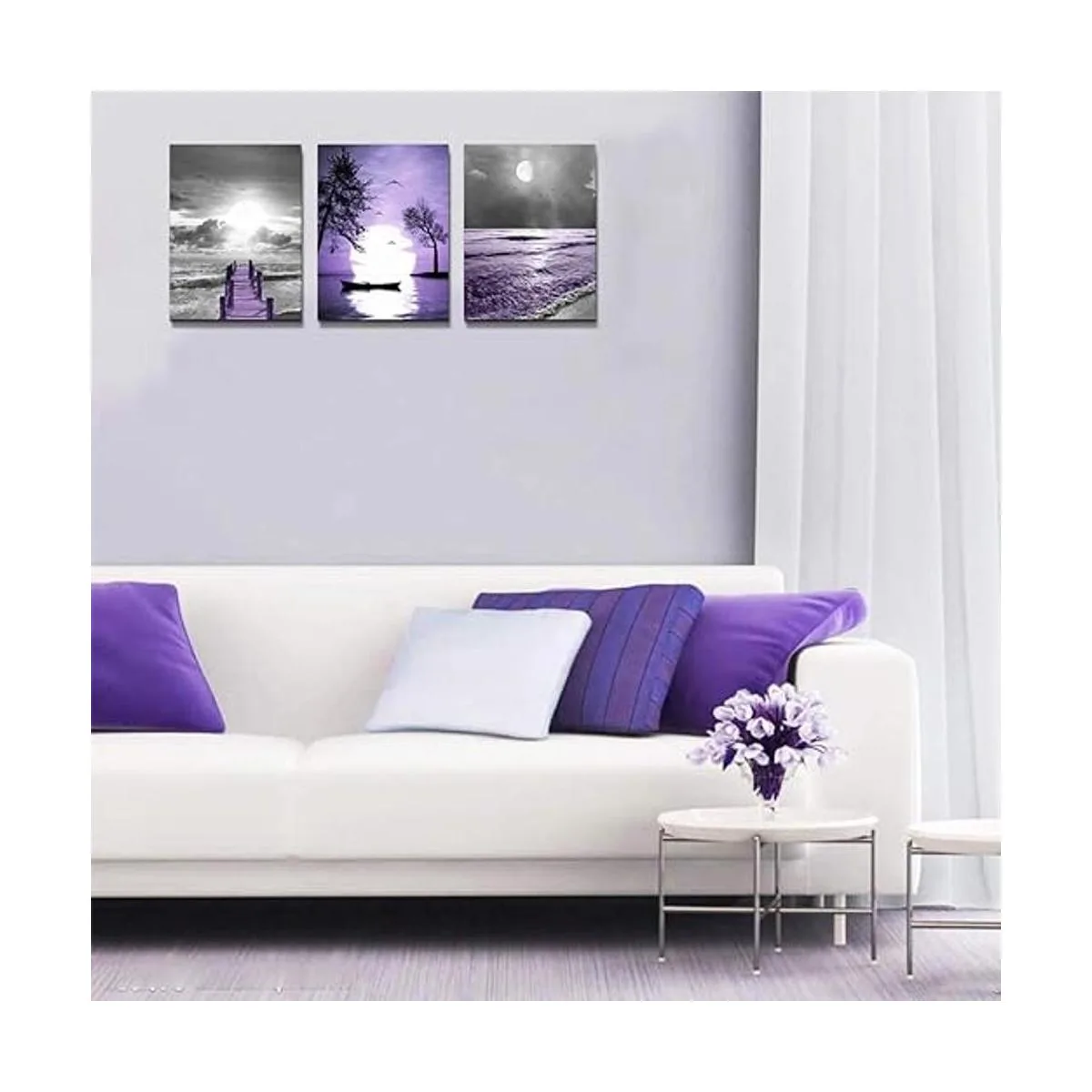 Decoraciones de pared para sala de estar 3 piezas