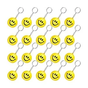 Paquete de 20 bolas amarillas divertidas de sonrisa para_1