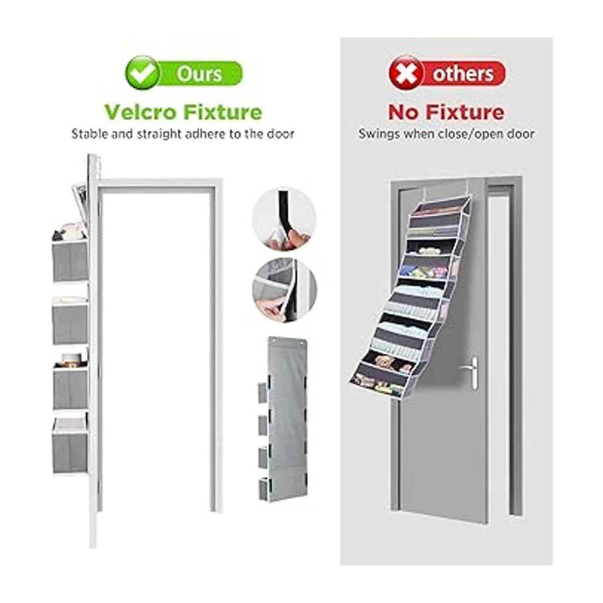 Organizador Univivi para colgar en la puerta armario de_4