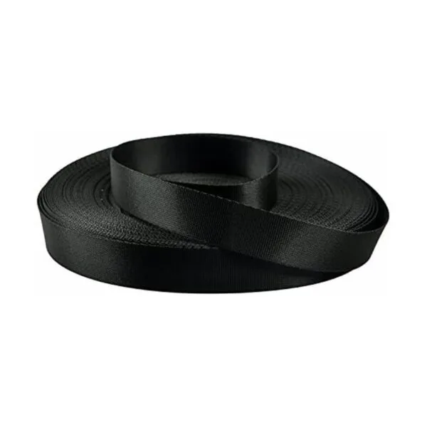 Correa plana de nailon 1 rollo de 10 yardas y 1 pulgada de