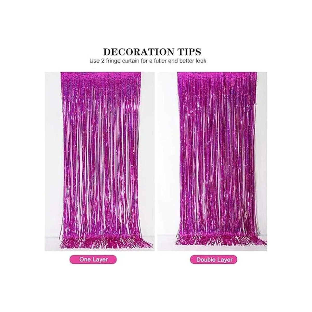 Cortina metálica con franjas de aluminio de telón de fondo_5