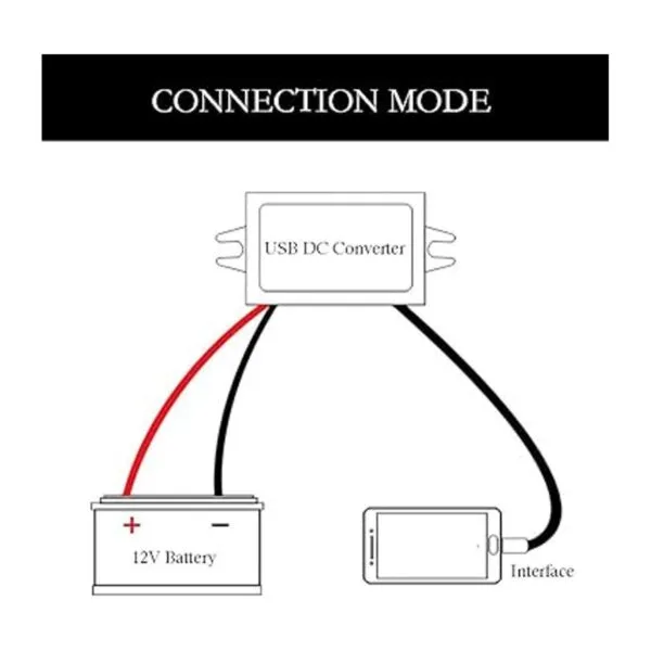 DC a DC 12 V a 5 V 3A Convertidor de Alimentación Micro_3