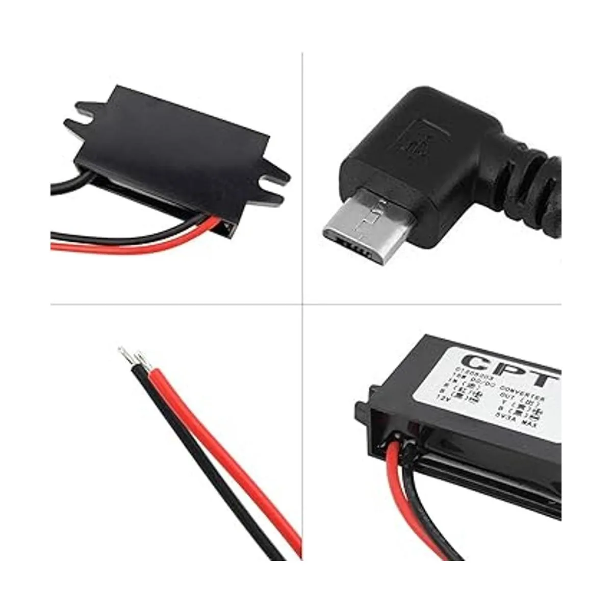 DC a DC 12 V a 5 V 3A Convertidor de Alimentación Micro_2