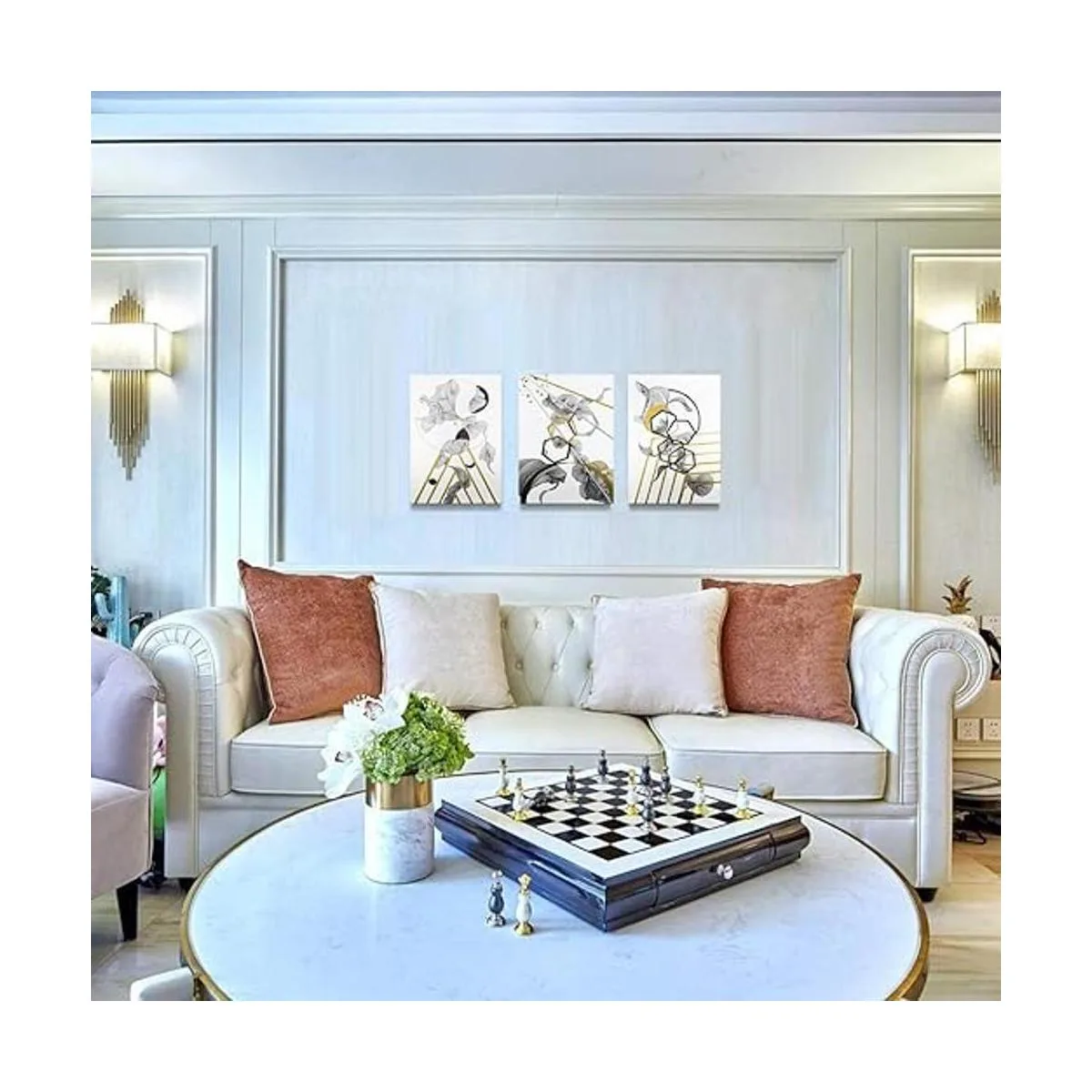 Moderna pintura abstracta lienzo arte de pared para sala