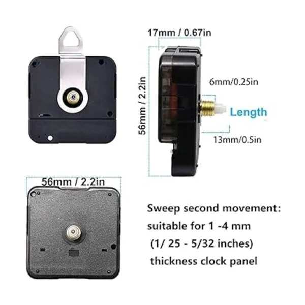 NonTicking Hands Quartz DIY Wall Clock Movement Mechanism