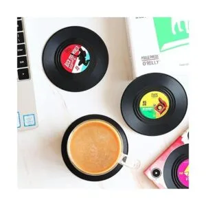 Posavasos divertidos para bebidas Juego de 12 discos de