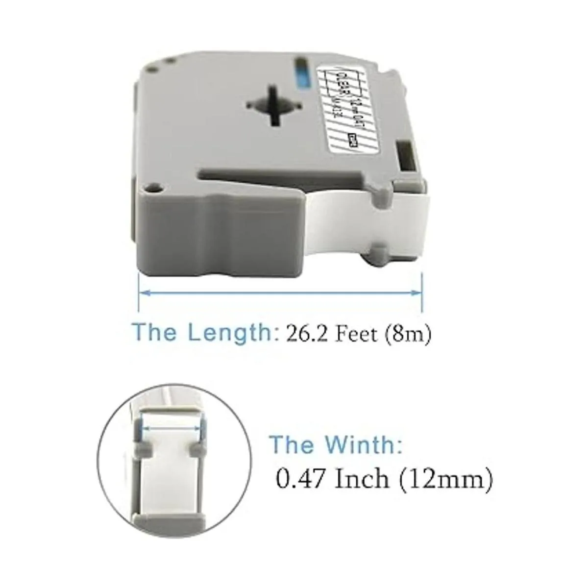 BOYEEZON Cinta de repuesto compatible para Brother M Tape_3