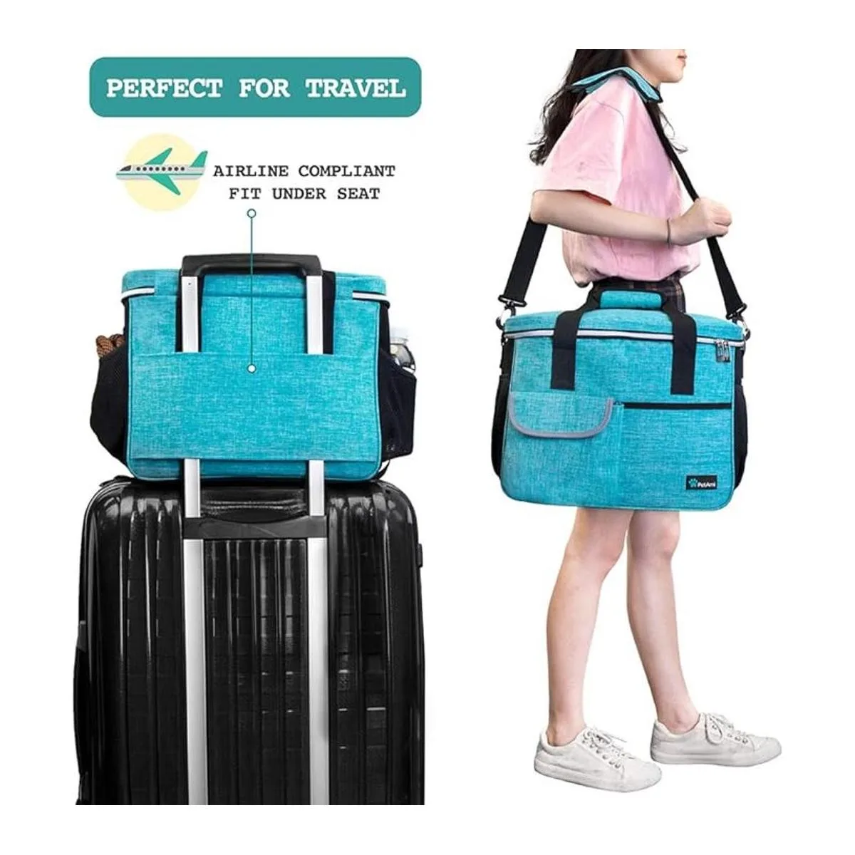 PetAmi Bolsa de viaje para perro organizador de bolsa con_3