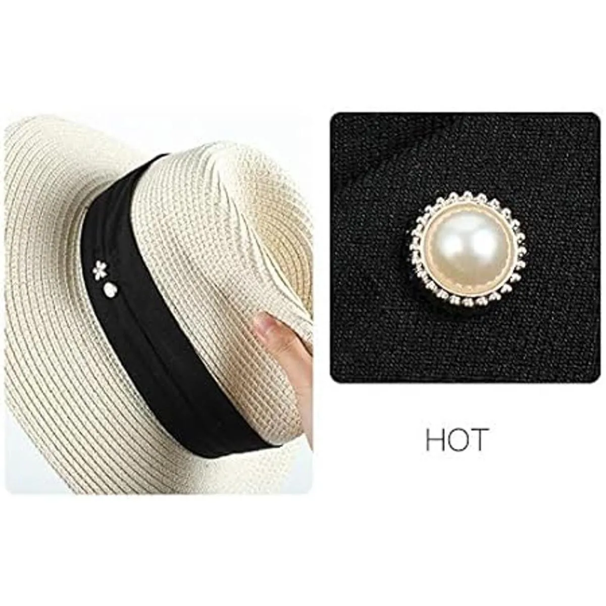 Broche de seguridad de perlas con botones de cobertura_3