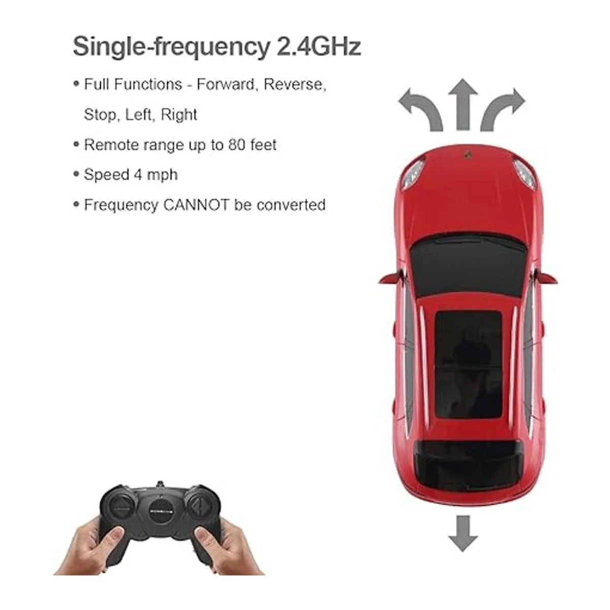 RASTAR 124 Porsche Macan Turbo RC Auto de juguete a