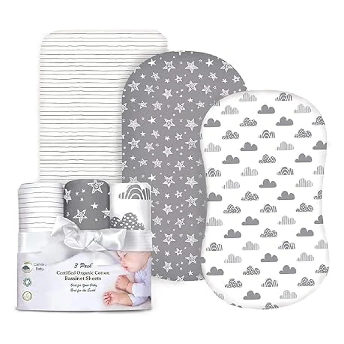 Sábanas de moisés ajustadas de jersey 100 algodón_1