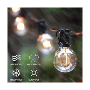 SUNTHIN Globe Outdoor String Lights 27FT Patio Lights_4