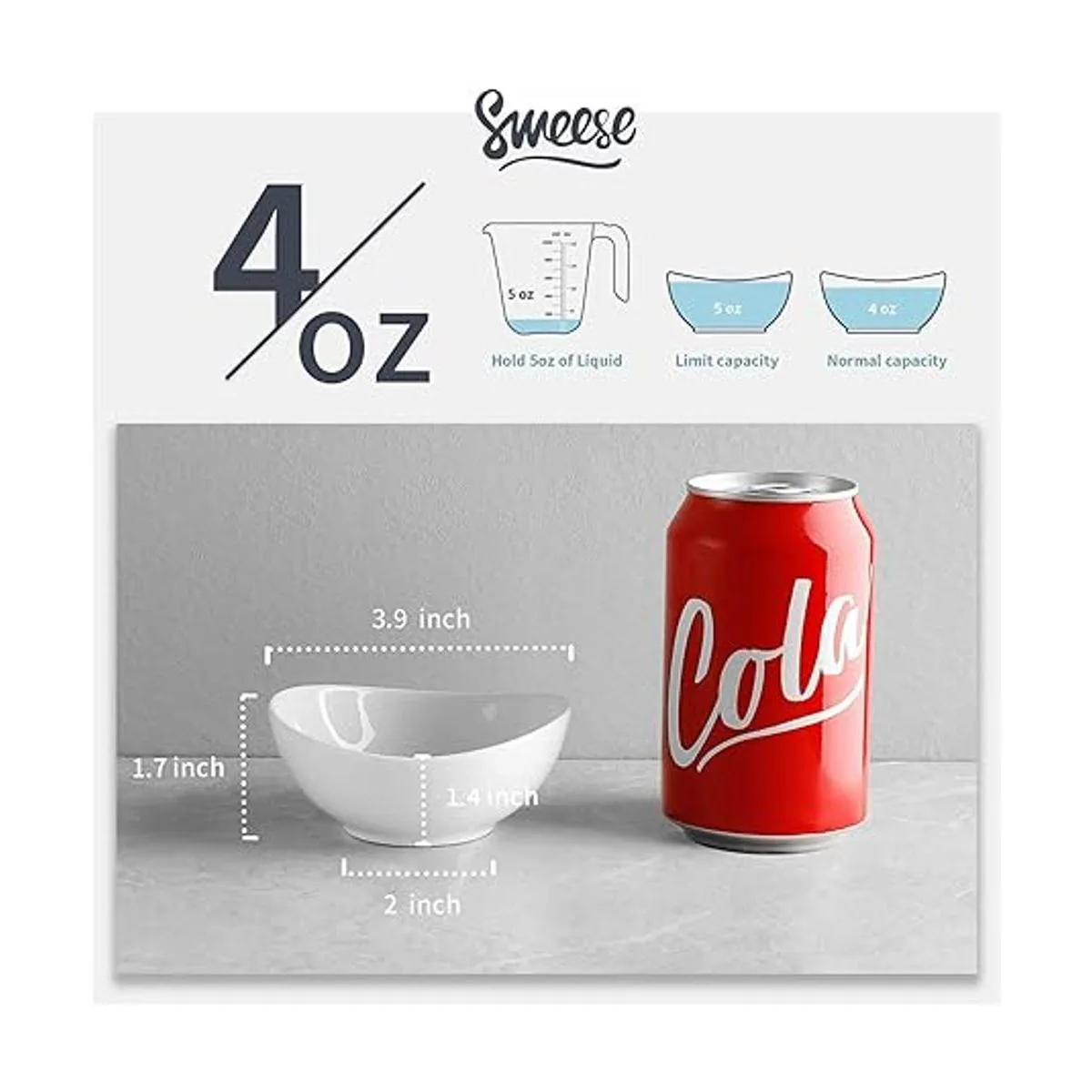 Sweese Tazones de porcelana juego de 6_2