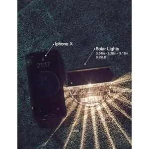 Solar Deck Lights Outdoor Lighting Backyard Decor Outside_3