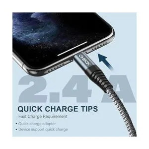 Cable USB 2.4 A de carga rápida paquete de 3_2