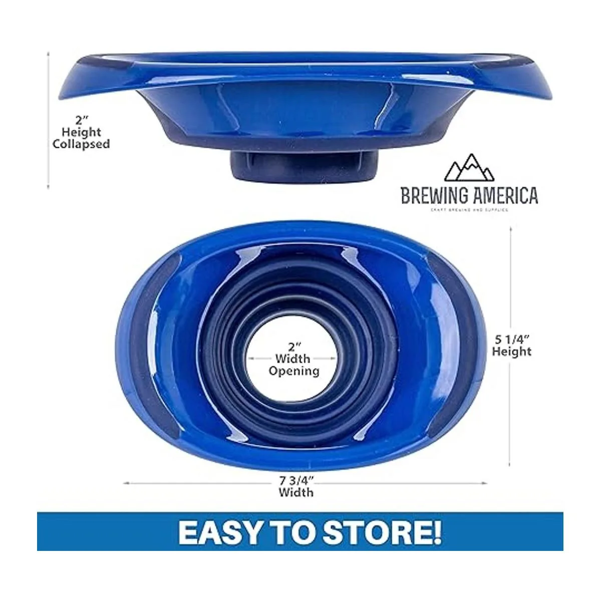 Embudo de conservas de cocina embudo de silicona plegable_5