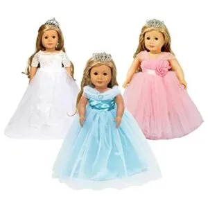 HWD 10 juegos de ropa y accesorios para muñecas americanas_1