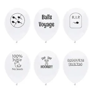 ROFLmart Funny Vasectomy Party Decorations Balloons_3