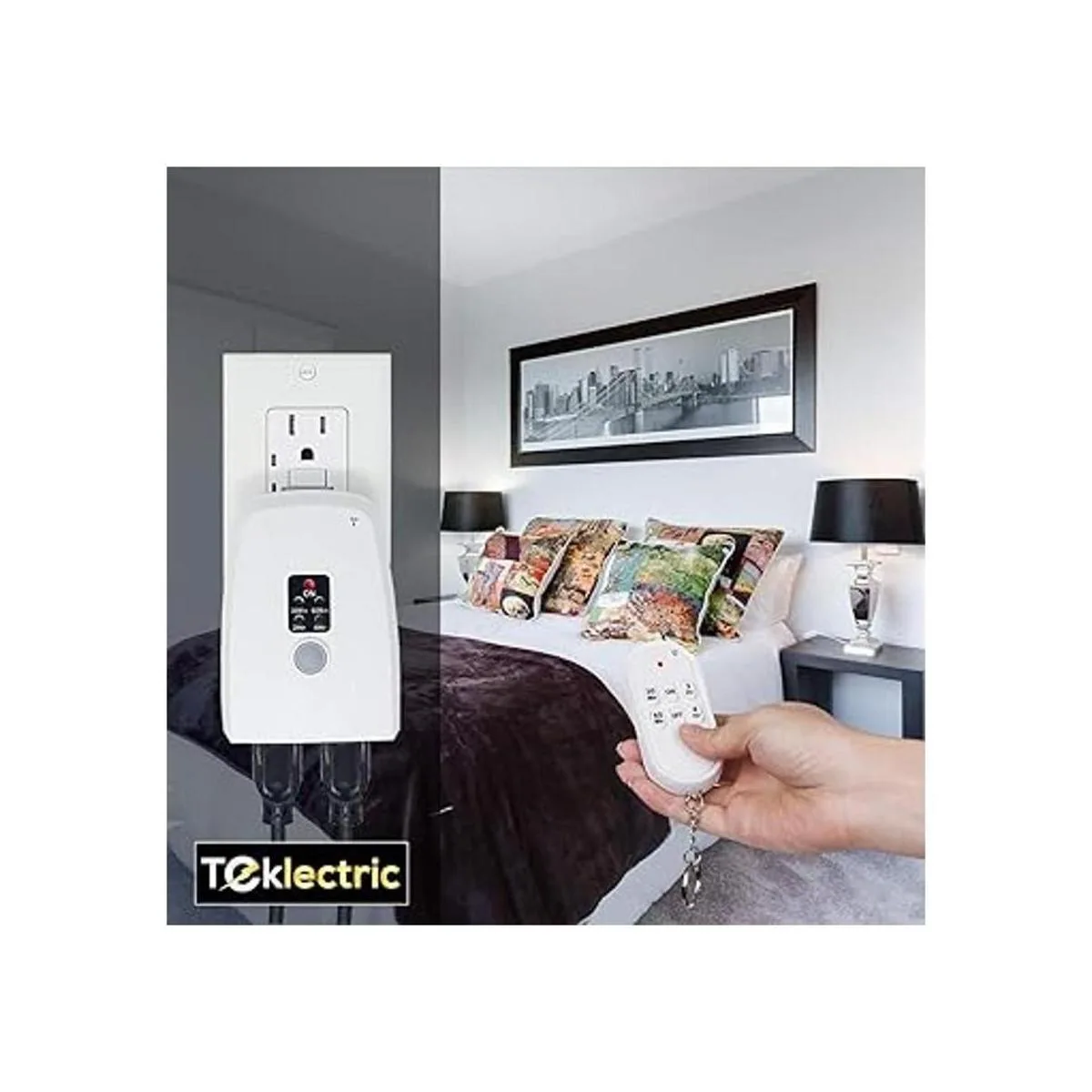 TEKLECTRIC Salida de control remoto para interiores con_3