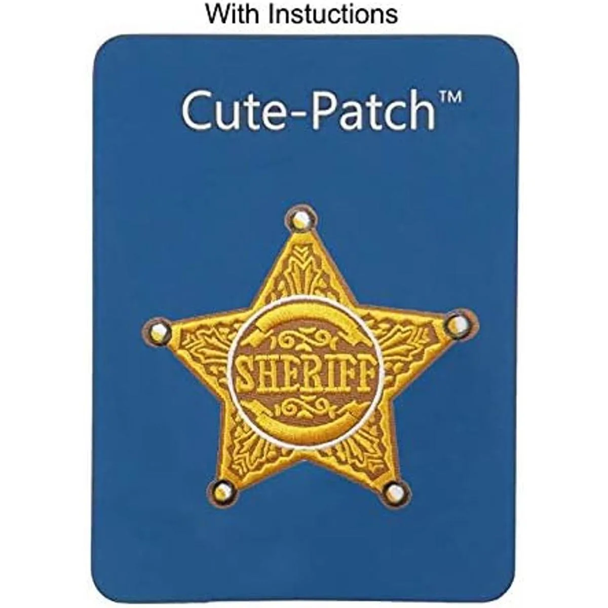 Parche bordado para coser o planchar con el logotipo de_3