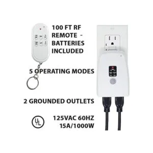 TEKLECTRIC Salida de control remoto para interiores con_2