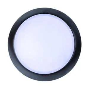 ECOELER Lámpara de techo LED redonda regulable de bronce_1