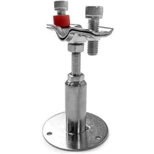 QWORK Soporte de tubo de montaje en pared de 2 pulgadas 1_4