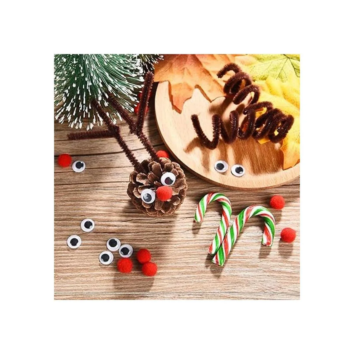 150 limpiadores de tuberías marrones de felpilla 150