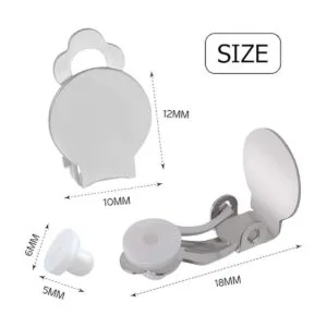 Aylifu Resultados de aretes con clip 20 piezas 10 pares