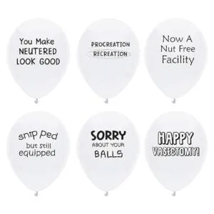 ROFLmart Funny Vasectomy Party Decorations Balloons_2