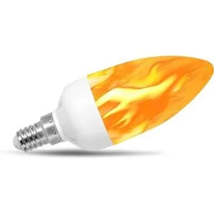 Lámpara de araña con efecto de llama bombilla LED de_2