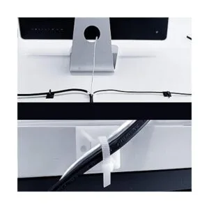 Paquete de 100 soportes con bridas para cables soportes