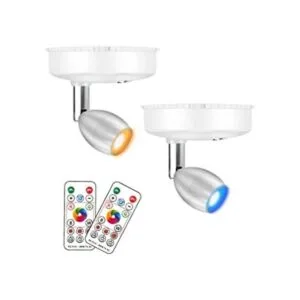 Foco inalámbrico RGB luz de disco LED luces de acento a_1