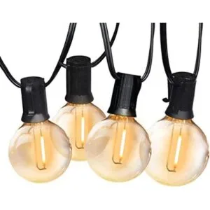 SUNTHIN Globe Outdoor String Lights 27FT Patio Lights_1