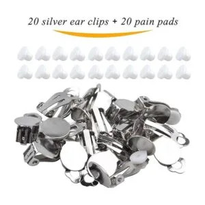 Aylifu Resultados de aretes con clip 20 piezas 10 pares