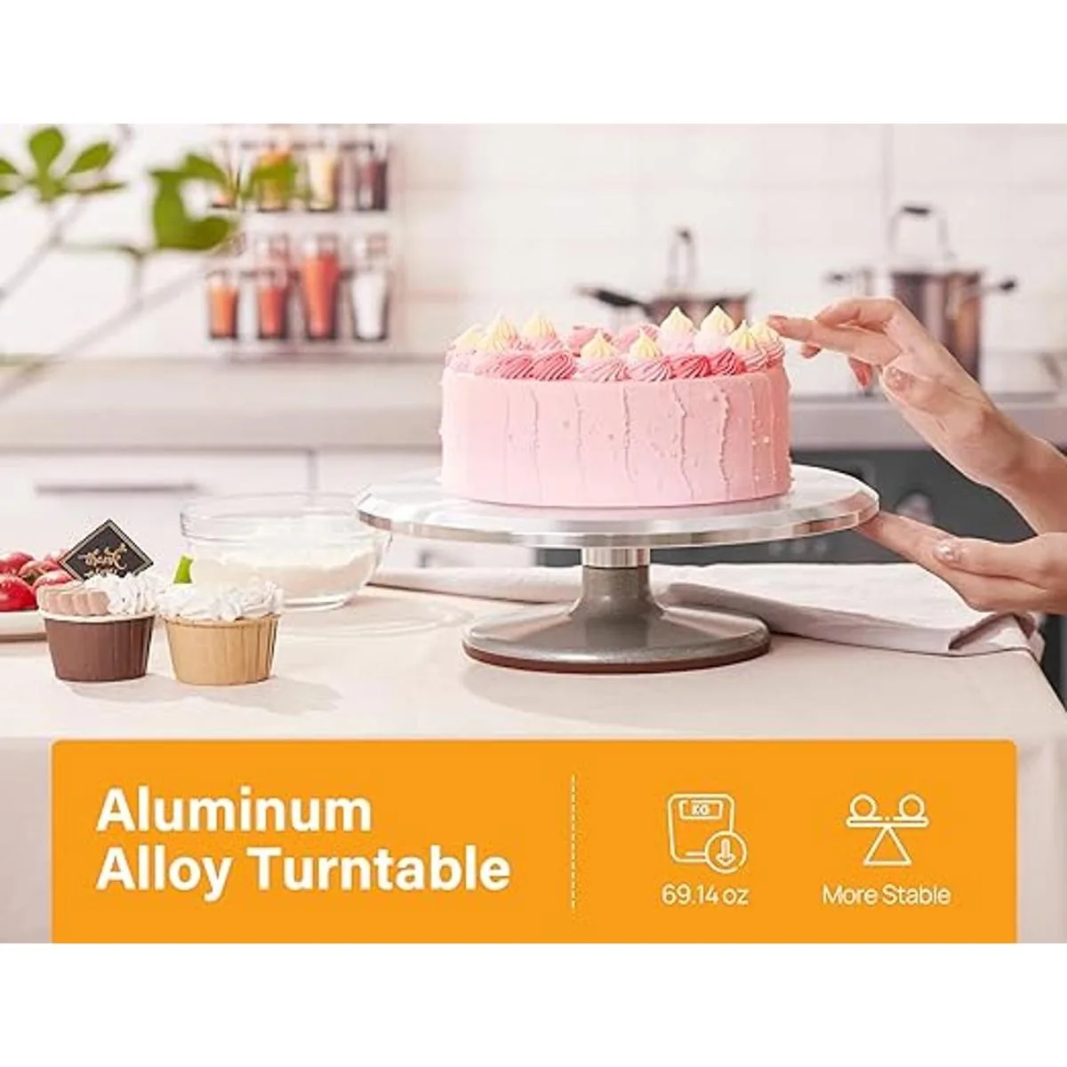 Kootek Soporte giratorio de aleación de aluminio para