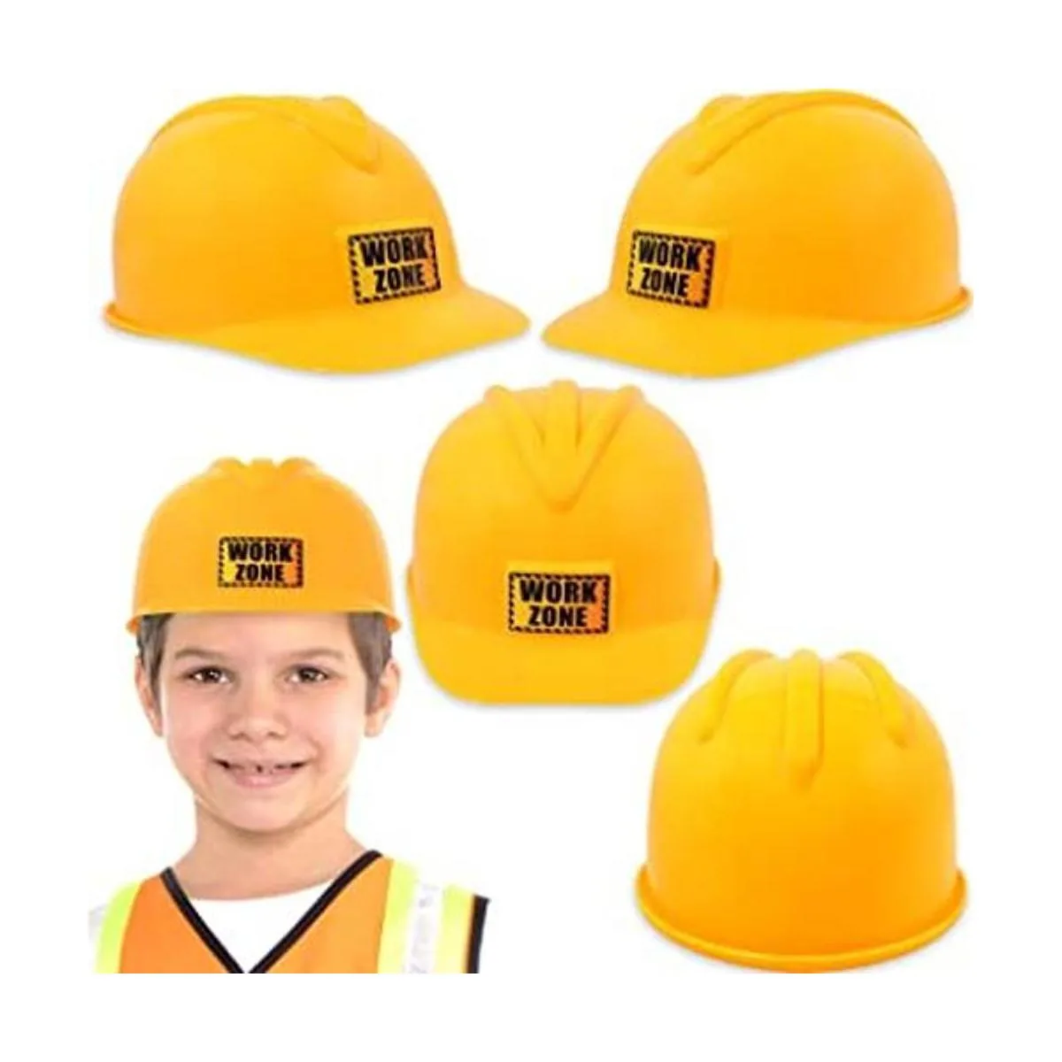 Anapoliz Sombrero de construcción para niños amarillo_1